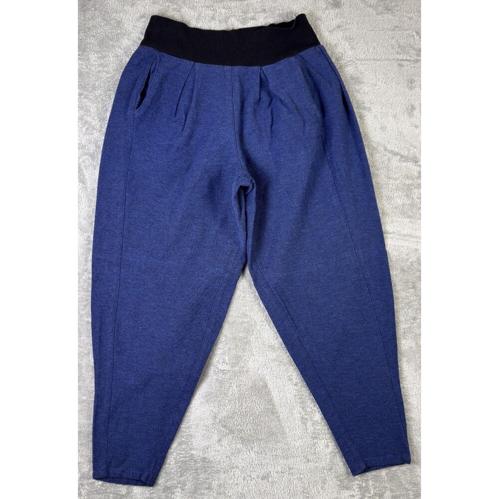 Vintage 90s MICHELE LAMY Blue Heather Pleated Trousers Archive Size 1